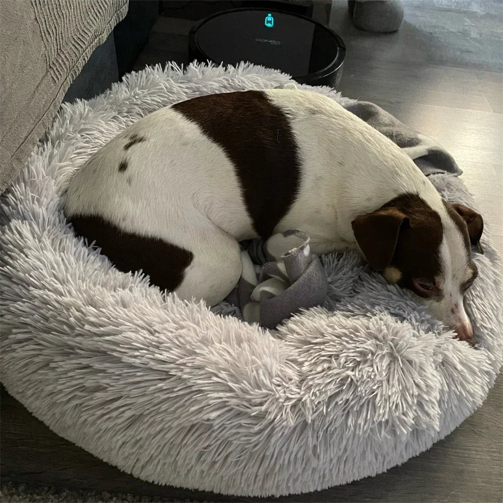 Calming Plush Pet Bed